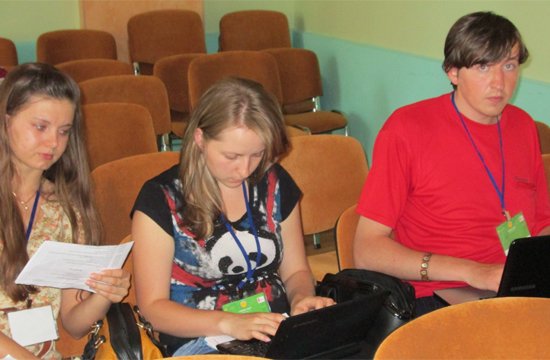 Оргдіяльнісна гра, мета якої розробити стратегії розвитку ,,Україна – 2050,, (Павло Богачик, студент факультету менеджменту)